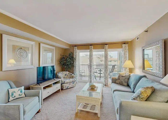 Coastal-themed With Great Views Private Balcony Shared Pool Ocean City