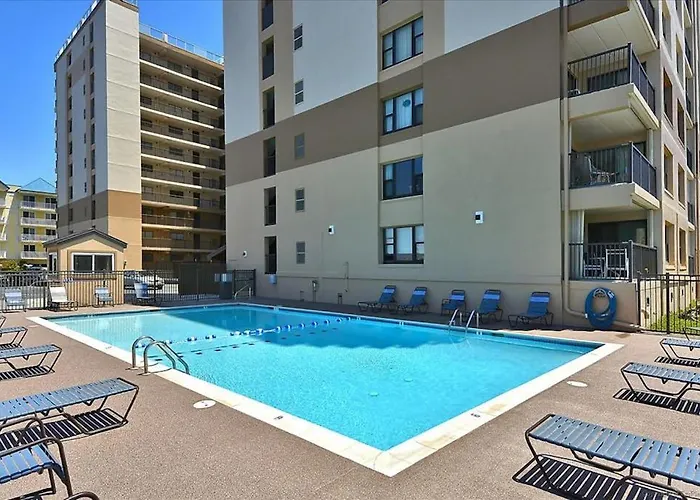 Coastal-themed With Great Views Private Balcony Shared Pool * Ocean City